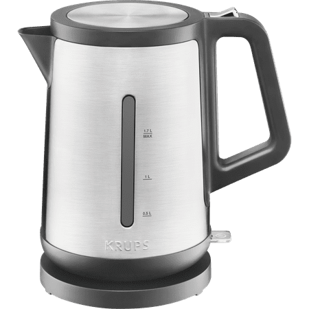 KRUPS Brushed Stainless Steel 1.7 Liter Electric (Best Electric Kettle Under 50)