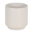thumbnail image 2 of Maceta Elegora de Cerámica Pequeña Blanco Hueso de Planter Cheung, 2 of 3