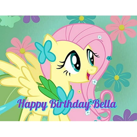 My Little Pony Cake Decoration - My Little Pony Edible Image Photo Cake Topper Sheet Personalized Custom Customized Birthday Party - 1/4 Sheet - 78431
