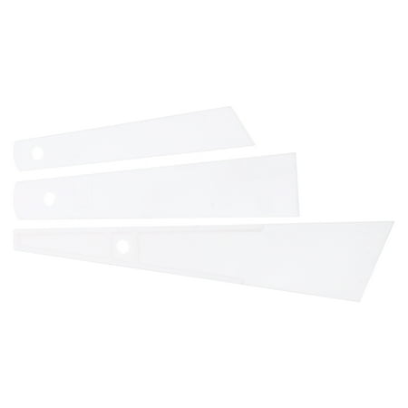 

3 Pcs Plastic Glue Smear Sticks Applicator Glue Spreaders DIY Leather Craft Tool