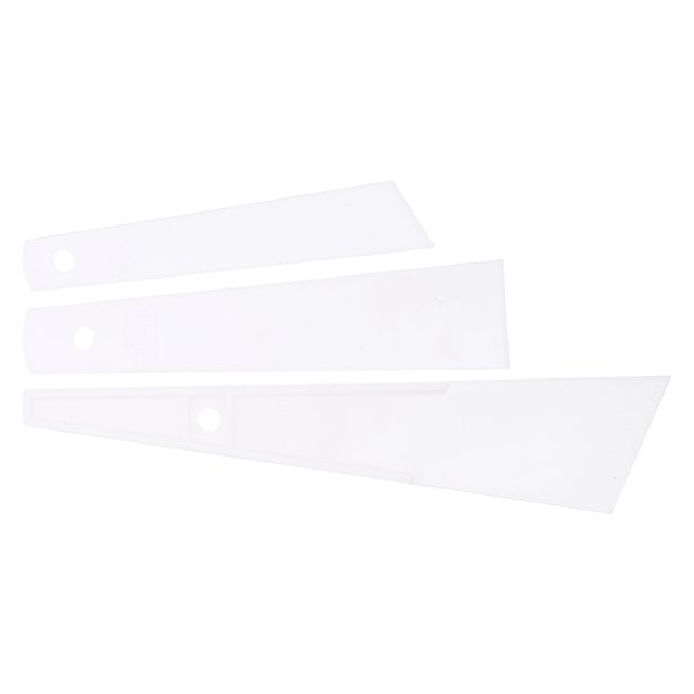 3 Pcs Plastic Glue Smear Sticks Applicator Glue Spreaders DIY Leather Craft Tool