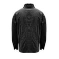 thumbnail image 5 of Men's Casual Long Sleeve Shirt with Classic Collar and Chest Pocket for Everyday Comfort in Autumn and Winter Seasonal Everyday Wear for Men's Shirts Black XXL, 5 of 5
