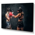 thumbnail image 2 of Designart "Women'S Boxing Duel" Boxing Wall Art Prints, 2 of 7