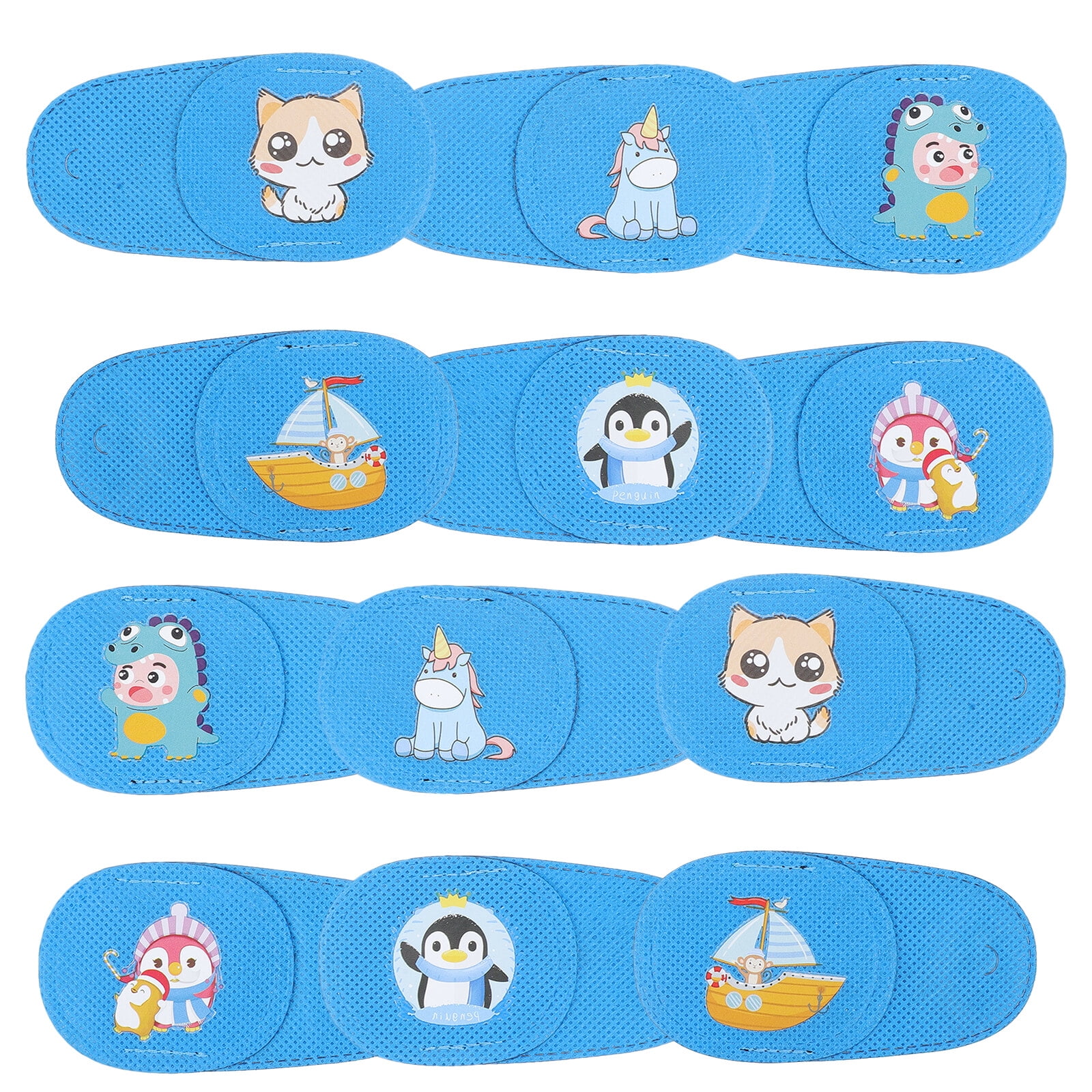 HOMEMAXS 12Pcs Amblyopia Eye Patches For Glasses Treat Strabismus and Lazy Kids Eye Patch Eye