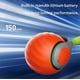 thumbnail image 4 of Automatic Electric Cat Jumping Teaser Ball with Feather Tail, Pet Interactive Toy with Auto Obstacle Avoidance for Cats Dogs, 4 of 5