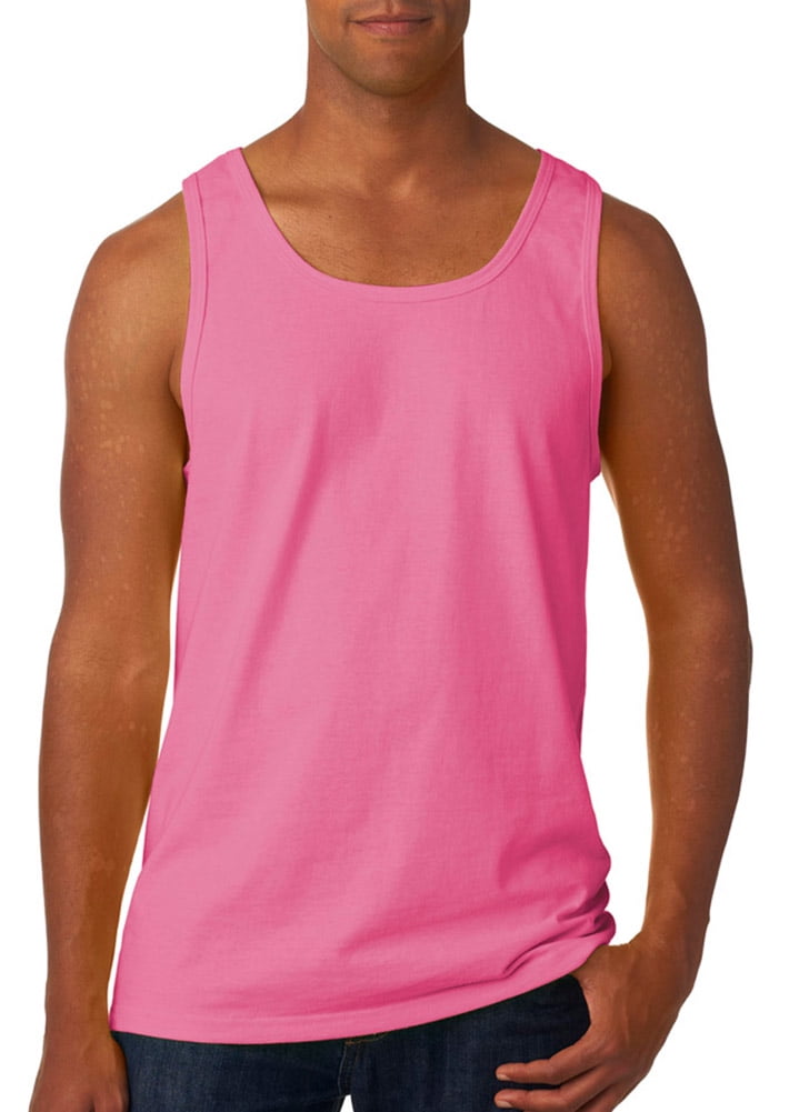 Fruit Of The Loom 39TK Adult Summer Tank Top -Neon Pink-X-Large ...