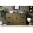 thumbnail image 2 of Elegant Kitchen and Bath Alden 60 inch Single Bathroom Vanity in Chestnut Brown, 2 of 10
