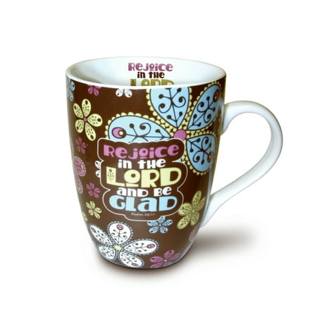 

Mug-Paisley Flowers Psalm 32:11