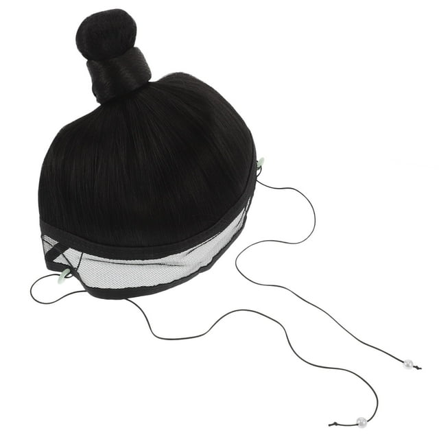 LOLIPPYY Accessoires pour Cheveux pour Updo Styles Postiche Fibre Synthétique Noire Lot de 1 pour Cosplay