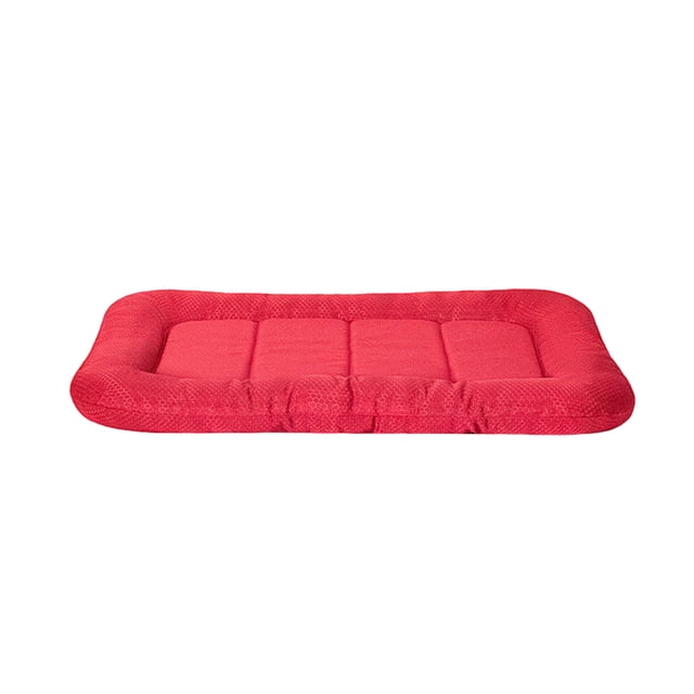 Methold Alfombrilla para mascotas con tejido de precisión - Alfombrilla para perros resistente al agua y al desgaste resistente a los Suministros para perros rojo M-90*60cm