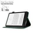 thumbnail image 5 of GSFY Case for All-new 7" Kindle Paperwhite 12th Gen 2024 & Kindle Colorsoft Signature Edition 2024, PU Leather Wallet Stand Protective Cover with Card Slots Auto Sleep/Wake Feature, Green, 5 of 7
