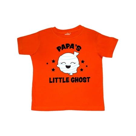 

Inktastic Cute Papa s Little Ghost with Stars Gift Toddler Toddler Girl T-Shirt