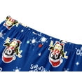 thumbnail image 5 of Beezizac Little & Big Girls Pajama Christmas Blue Penguin Long Sleeves Sets Cozy Kids 2-Piece PJ Set Nightwear Size 10, 5 of 7