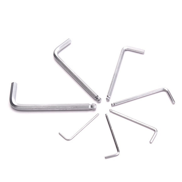 Professional Practical Hexagonal Wrench 1.5/2/2.5/3/4/5/6mm Rustproof Wear-resistant and Adjustable Waterproof Allen Wrench Spanner Screwdriver Install Tool