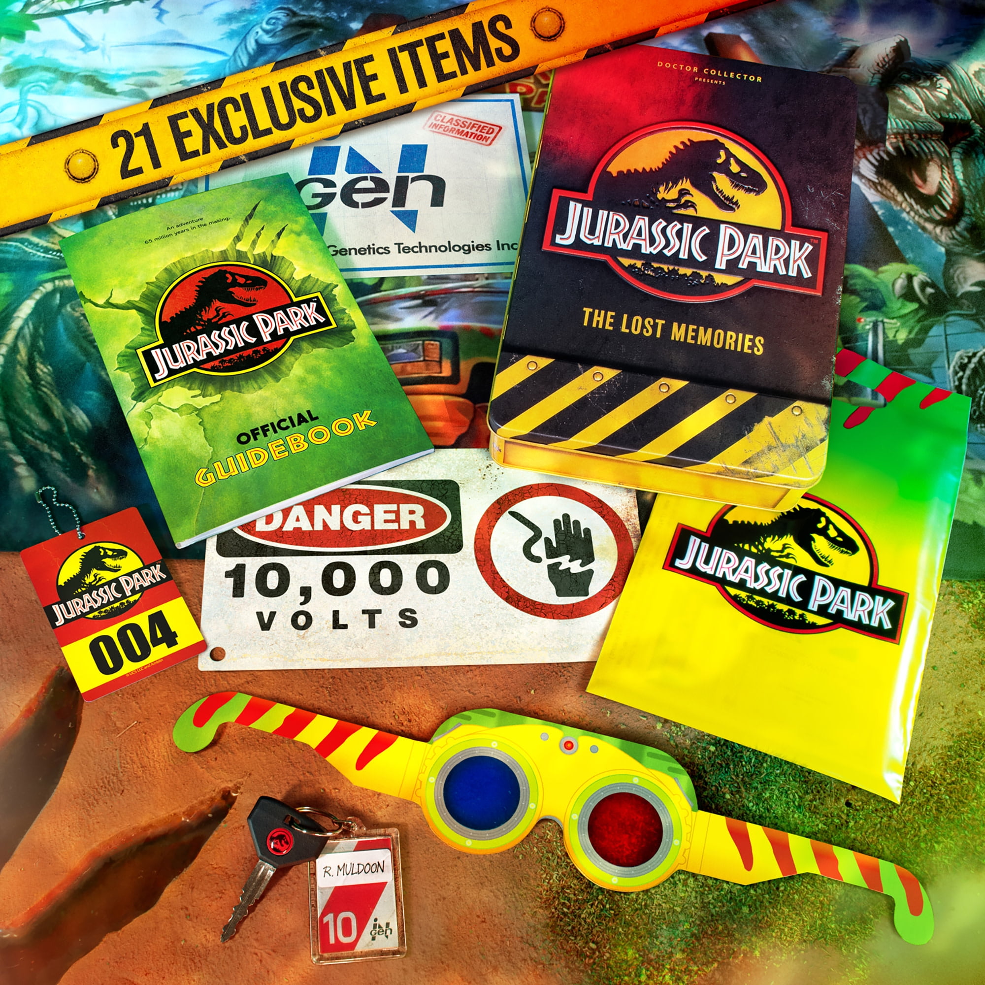 Doctor Collector: Jurassic Park - The Lost Memories Kit - 21pc Set