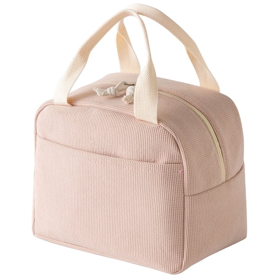 Lunch Bag Women Insulated Lunch Box,Tote Lunch Box for Women,Corduroy Lunchbox Lightweight Lunchboxes Reusable Portable Soft Cooler Bag for Adults Teen Travel Picnic Office Outdoor Work