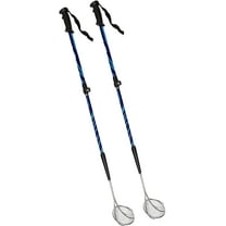 VOS Metal Sand Sifter 2 Pcs, Beach Shovel & Sifter tool for Beachcombing, Adjustable Stainless-Steel Handle from 21"- 33"