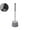 Gray, variant on Toilet Brush with Holders, Floor Standing/Wall Mounted, Comfortable Handle, Soft Bristles, for Bathroom Cleaning