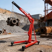 Engine Hoist, Efficient Smooth Lifting, Non-Foldable Design, 360° Mobility, Hydraulic Engine Motor Hoist, Garages, Industrial Sites, Engine Maintenance Crane, Industrial Sites, Garages, Heavy Engines