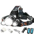 thumbnail image 1 of Lámpara de cabeza. Lámpara frontal LED recargable por USB. Linterna frontal con lúmenes ultrabrillantes. Faros para adultos, camping, exteriores y cascos de seguridad. Faro con zoom, 1 of 4