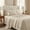 White-Ivory, variant on Superior Egyptian Cotton Embroidered 1000 TC Deep Pocket Sheet Set, Full, Ivory