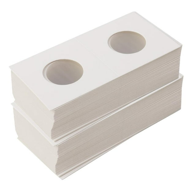 Colección de monedas de Mylar de cartón 100PCS para coleccionista 29 / 26.5mm Baoblaze Portamonedas de cartón