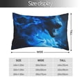 thumbnail image 2 of Rateoe Wolf Pattern Decorative Pillow Case,Throw Pillow Covers,Plush Pillow Cover,Soft Pillow Case,Velvet Pillow Case-16"x24", 2 of 5