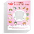 thumbnail image 1 of Láminas de plástico retráctiles Warckon, 50 piezas, para manualidades infantiles, 1 of 6