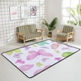 thumbnail image 4 of Crawling Indoor Carpet Play Mat Butterflies Watercolor for Living Room Bedroom Educational Nursery Floor Mat Area Rug 60x39inch, 4 of 6