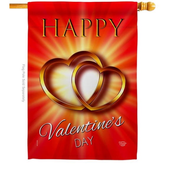Ornament Collection H192405-BO 28 x 40 in. My Sweet Heart House Flag with Spring Valentines Double-Sided Decorative Vertical Decoration Banner Garden Yard Gift