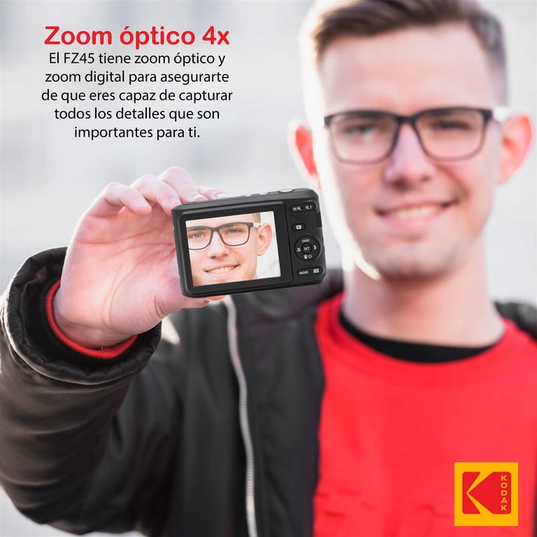 Kodak PIXPRO FZ45 Camera Bundle with Memory Card, Case, Monopod 