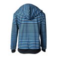 thumbnail image 5 of Franhais Women Fashion Wild Hoodies Stripe Drawstring Hooded Long Sleeve Zipper-Up Sweatshirts Coat, 5 of 9