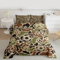 thumbnail image 2 of Castle Fairy Soccer Ball Gamer Twin Comforter Sets,Abstract Geometric Camo Bedding Set, 2 of 8