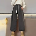thumbnail image 5 of Fesfesfes Girls Solid Color Corduroy Wide Leg Pants Elastic Waist Casual Straight Leg Trousers Loose Fit Everyday Wear Soft Fabric Outfit School Pants Holiday Bottoms(Dark Gray#2,5-6 Years), 5 of 8