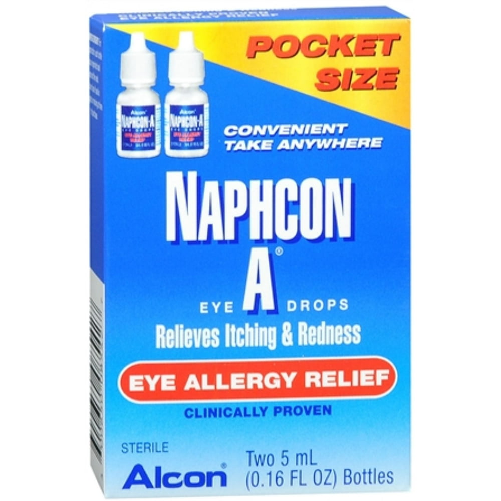 Naphcon A Eye Drops 10 mL (Pack of 2)