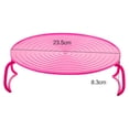 thumbnail image 2 of OUNONA 2Pcs Blue Microwave Oven Heating Dish Rack Folding Steaming Tray for Home Use, 2 of 8