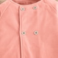 thumbnail image 5 of Besolor Toddler Kids Girls Fleece Coat Buttons Long Sleeve Tops Fall Winter Thicken Warm Overcoat Jackets(3-4 Years,Pink), 5 of 7