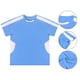 thumbnail image 4 of Ceisia Men's Athletic Short Sleeve T-shirt Color Block Round Neck Fitness Basketball Training Sport Tee Tops Sky Blue XXXXL Gifts, 4 of 8