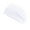White, variant on Hontri Heardband in Clearance, Men and Women Summer Fashion Outdoor Leisure Sports Elastic Solid Color Hairband, Unisex Black One Size