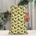 thumbnail image 4 of Fuzoiu Roosters In Farm Print Christmas Gift Bag,Burlap Gift Bag with Drawstring Closure & Hang Tag,Perfect for Holidays, Birthdays, and Special Occasions-Medium, 4 of 7