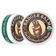 Badger Balm for Hardworking Hands, Aloe Vera & Wintergreen, 0.75 oz Tin