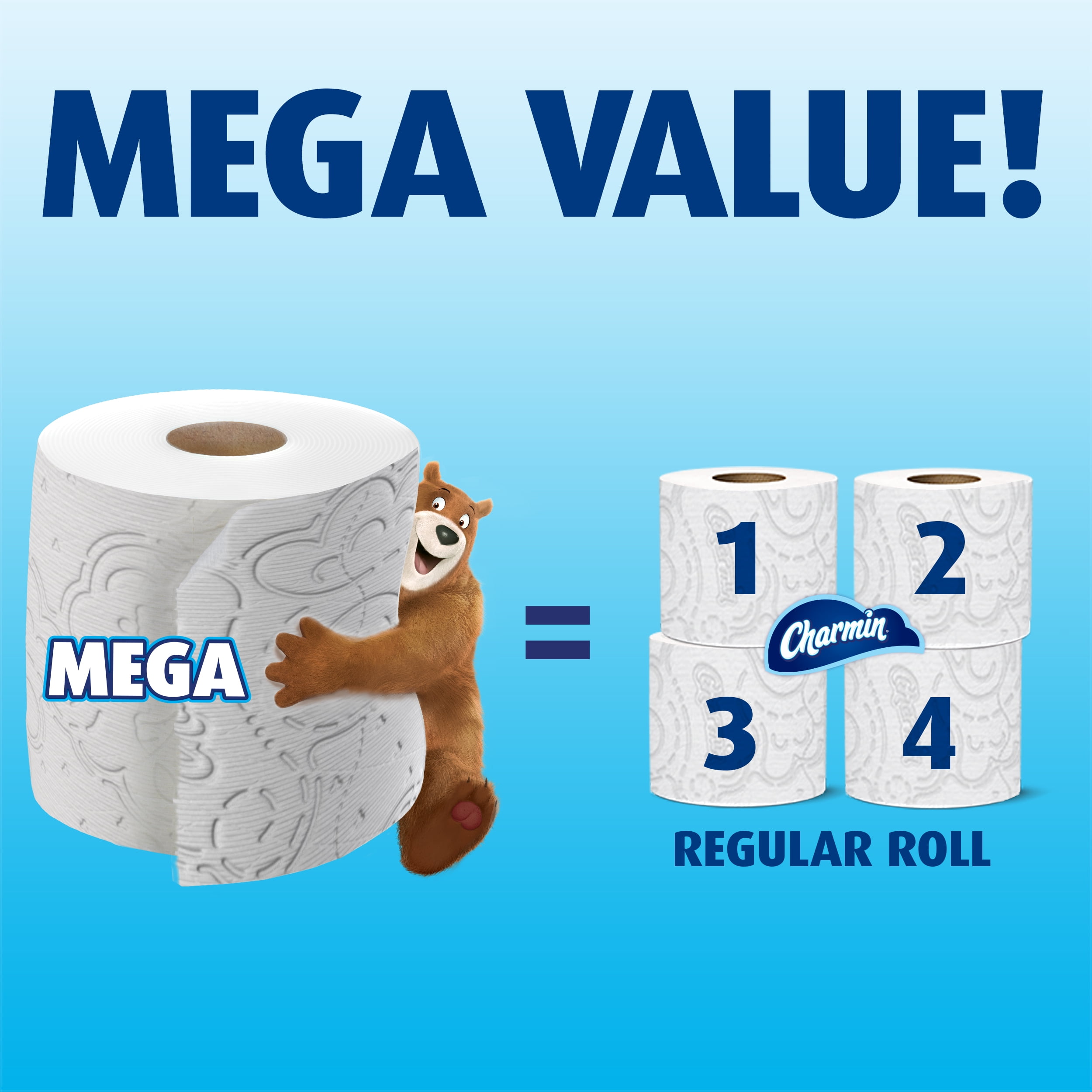 Charmin Ultra Soft Toilet Paper, 12 Mega Rolls - 3
