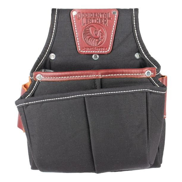 Bolso con cierre Occidental Leather OxyFinisher para mano izquierda, 11 bolsillos