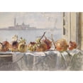 thumbnail image 2 of Marie Egner 18x14 Gold Ornate Wood Frame and Double Matted Museum Art Print Titled - Grenecks on a Windowsill, 2 of 4