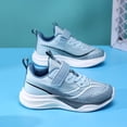 thumbnail image 4 of YunPes Kids Boys Breathable Mesh Sneakers Hook and Loop Non-Slip Running Shoes Trendy Gradient Athletic Shoes Everyday Wear, 4 of 7