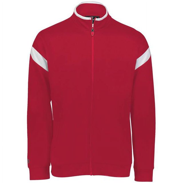 Holloway 229579.408.S Adult Limitless Jacket, Scarlet & White - Small