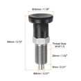 thumbnail image 2 of Push Fit Ball Nose Spring Plunger M16*1.5 Thread Length 1.02" Pin Dia.8mm Stainless Steel Return Knob Non-Locking, 2 of 5