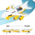 thumbnail image 1 of Airplane Toy, Aeroplane Toys for Boys, Transport Cargo Airplane Car Play Set for Kids, Gift for Children, Yellow, 1 of 7