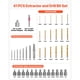 thumbnail image 2 of VEVOR Juego de 41 piezas de extractores de tornillos y brocas, 2 of 9