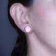 thumbnail image 4 of Arete para Mujer con Cristal Swarovski  en Forma de Cuadrado Chico– Bañado en Oro 14k– Arete Elegante y Brillante, Aretes de Mujer de Moda– Joyería para Mujer de Moda– Regalo especial Ortiz Espinosa Temporada, 4 of 5